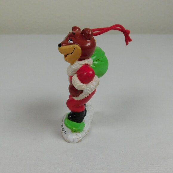 Snowboarding Sugar Bear Cereal 1993 Christmas Ornament Super Sugar Crisp Honey - Picture 2 of 5